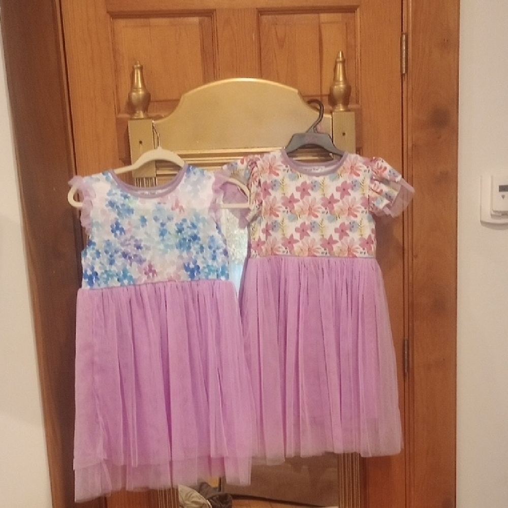 Floral and Tulle Girls' Dresses
